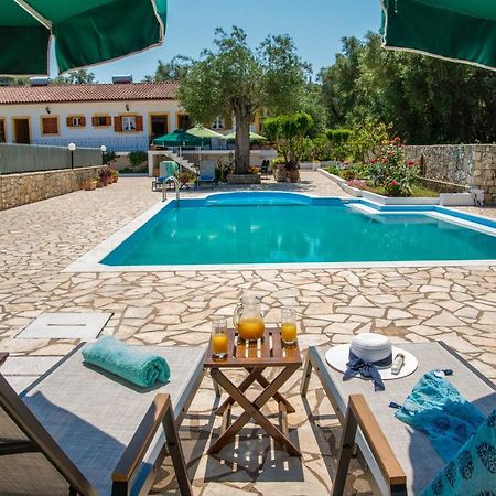 Livadi Studios With Pool Лакка Экстерьер фото