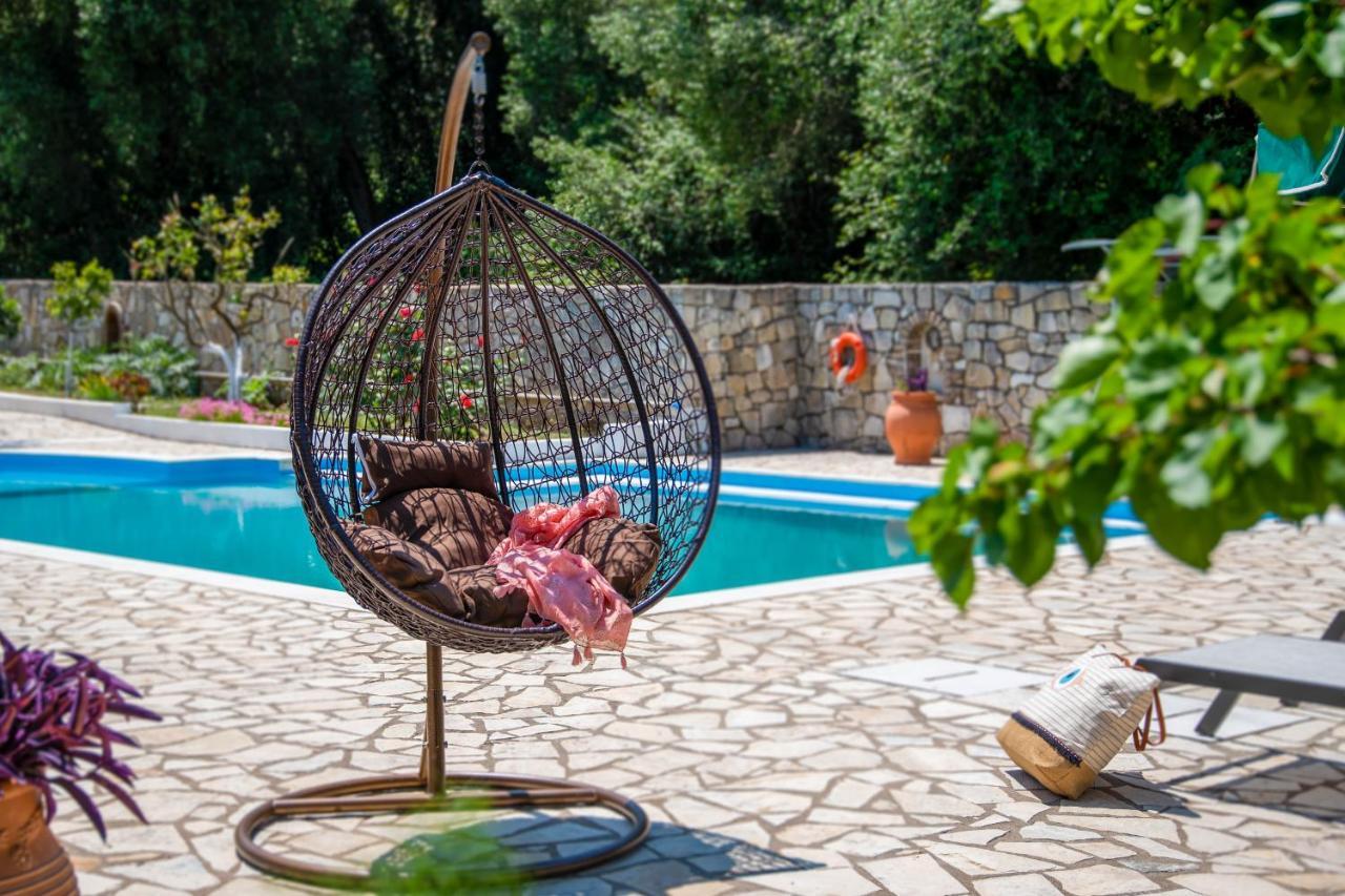 Livadi Studios With Pool Лакка Экстерьер фото